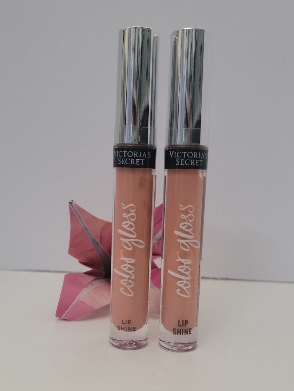 2 PK VICTORIA SECRET Color Gloss Lip Shine 0.11 oz / 3.1 g PEEK-A-BOO